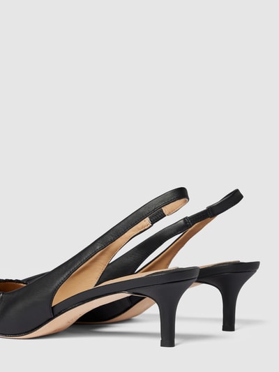 Lauren Ralph Lauren Pumps aus Leder mit spitzer Form Modell 'LOLAH' Black 2