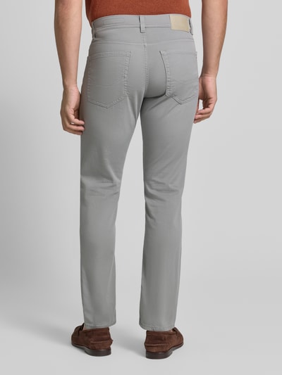 Pierre Cardin tapered fit broek met steekzakken model 'Lyon' Lichtgrijs - 5