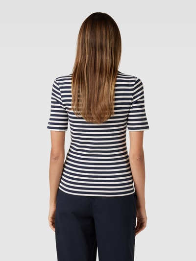 Gant Slim Fit T-Shirt mit Streifenmuster Marine 5