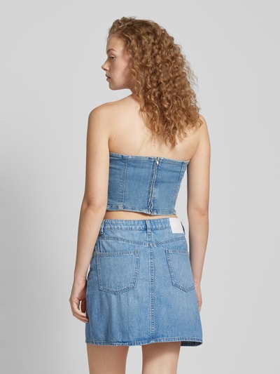 Only Bandeau-Top in Denim-Optik Modell 'TIKI' Blau 5