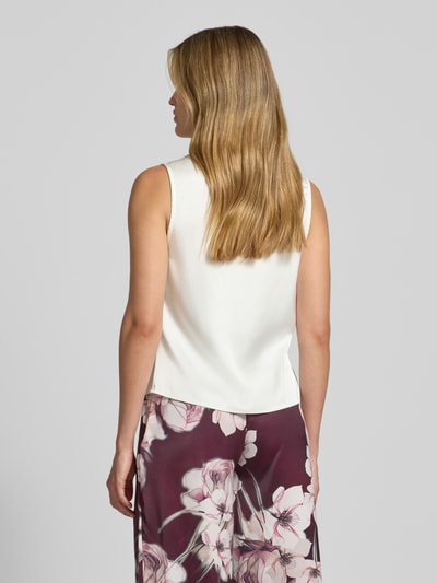 Rinascimento Regular Fit Bluse mit Wasserfallausschnitt Offwhite 5