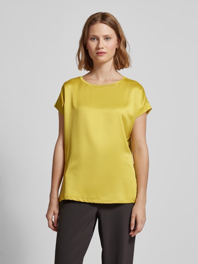 Christian Berg Woman Blouseshirt met kapmouwen Mosterdgeel - 4