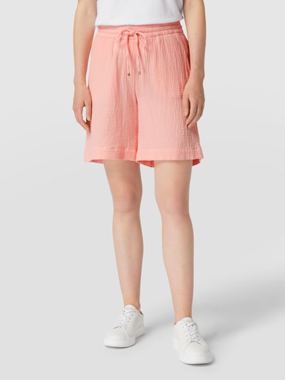 Christian Berg Woman Bermudas mit Strukturmuster Apricot 4