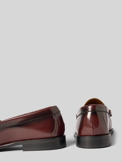SELECTED HOMME Loafers van echt leer, model 'BILLY' Bordeaux - 2