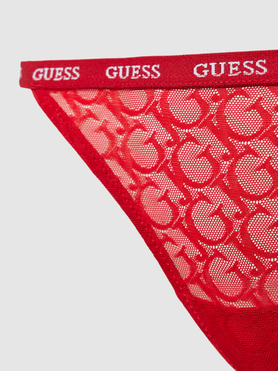 Guess String in semitransparentem Design Modell 'EDYTHA' Rot 2