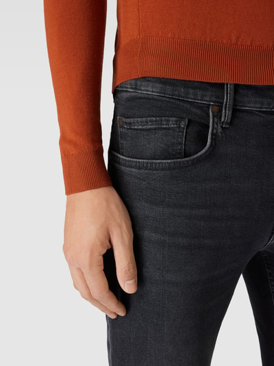 Marc O'Polo Jeans mit Label-Patch Modell 'Sjöbo' Dunkelgrau 3