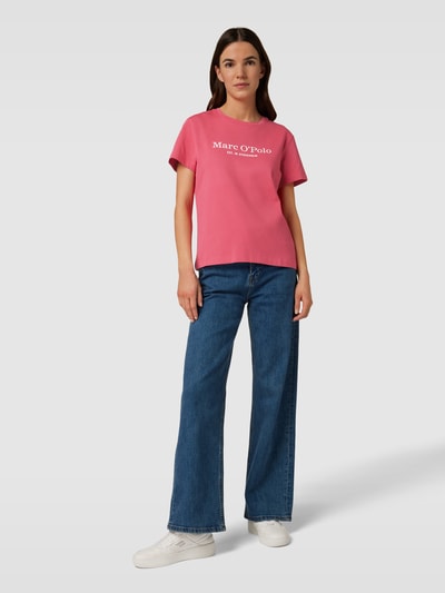 Marc O'Polo T-Shirt mit Label-Print Pink 1