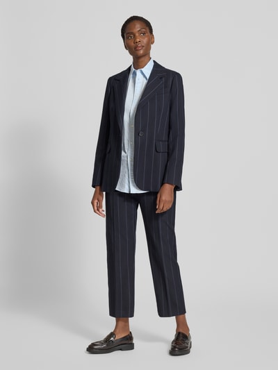 MAX&Co. Żakiet o kroju regular fit z dodatkiem wiskozy model ‘VELINA’ Granatowy 1