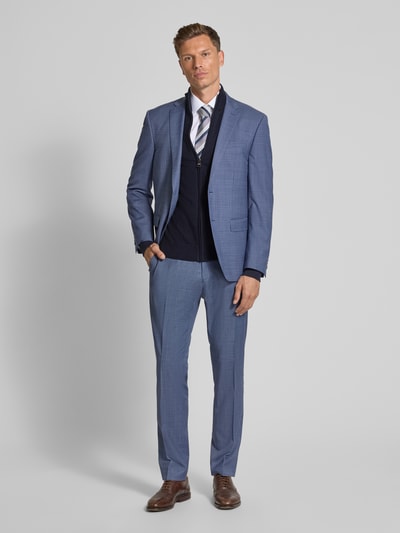 Tommy Hilfiger Regular fit gebreid jack van puur katoen Marineblauw - 1