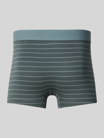 Schiesser Boxershorts mit elastischem Logo-Bund im 3er-Pack Marine 3