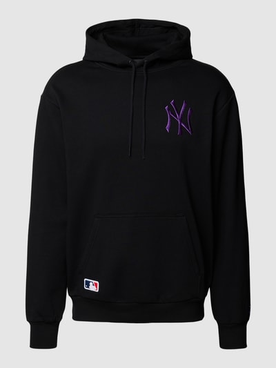 New Era Hoodie mit Statement-Stitching Modell 'LEAGUE ESSENTIALS' Black 2