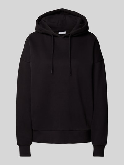 Review Oversized Hoodie mit gerippten Abschlüssen Black 2