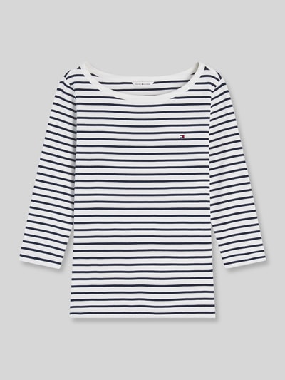 Tommy Hilfiger Regular Fit 3/4-Shirt aus reiner Baumwolle Ecru 2
