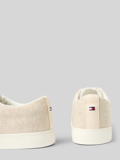 Tommy Hilfiger Lage sneakers van chambray-linnen Ecru - 2