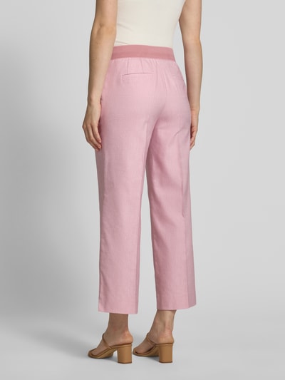 Betty Barclay Regular Fit Hose mit Leinen-Anteil Rosa 5