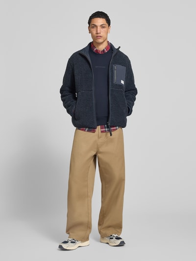 Marc O'Polo DENIM Regular Fit Sweatshirt aus reiner Baumwolle Marine 1