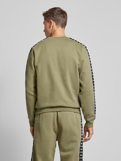 Lacoste Sweatshirt mit Label-Stitching Oliv 5