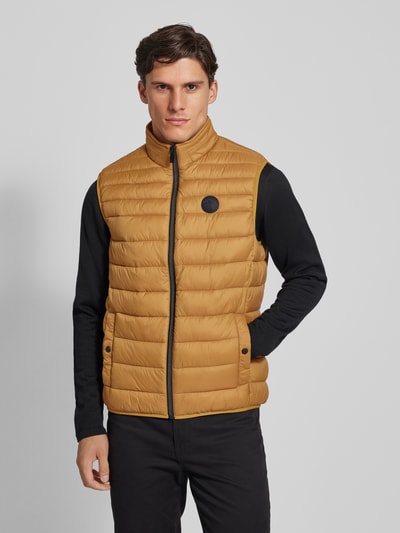 Christian Berg Men Steppweste mit Label-Patch Hazel 4