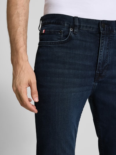 Tommy Hilfiger Slim Fit Jeans aus Baumwoll-Mix Dunkelblau 3