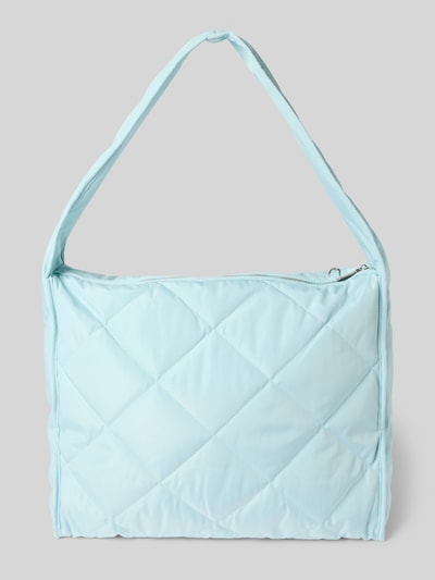 miss goodlife Handtasche mit Steppnähten Hellblau 4