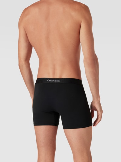 Calvin Klein Underwear Obcisłe bokserki z paskiem z logo model ‘BOXER’ Czarny 4