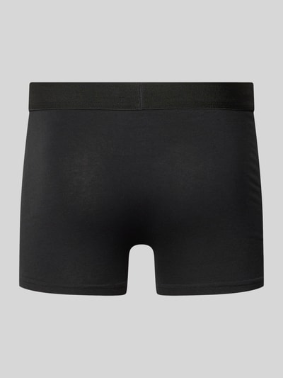 SNOCKS Trunks mit Logo und elastischem Bund im 2er-Pack Black 3