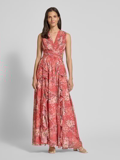 ADLYSH Abendkleid mit Plisseefalten Rosa 4