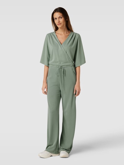 mbyM Jumpsuit in Wickel-Optik Modell 'Bradlee' Schilf 4