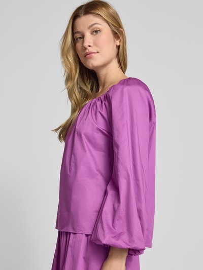 Christian Berg Woman Relaxed fit blouse met 3/4-mouwen Paars - 3