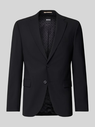 BOSS Slim Fit Anzugsakko aus Schwurwoll-Mix Modell 'H-HARVEY-MM-C-NF' Black 2
