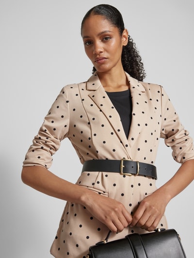 ICHI Regular fit blazer met reverskraag, model 'KATE' Beige - 3