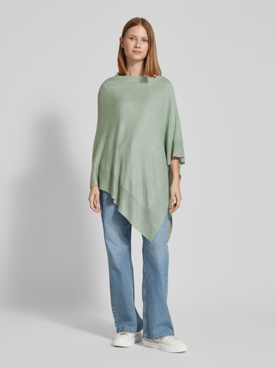 OPUS Poncho mit asymmetrischem Stehkragen Modell 'ASKILIi' Mint 1