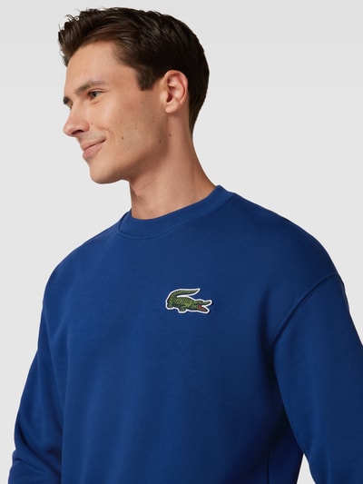 Lacoste Sweatshirt mit Logo-Stitching Blau 3