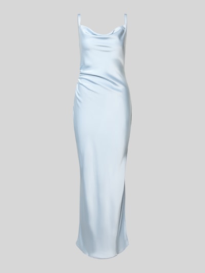 Produktfoto, Slim Fit Midikleid aus Satin Modell 'Maxima' von LeGer by Lena Gercke, krój slim fit, satyna, ozdobna kokarda, krój bez rękawów, długość tyłu w rozmiarze 36: 123 cm, szerokość w rozmiarze 36: 34 cm