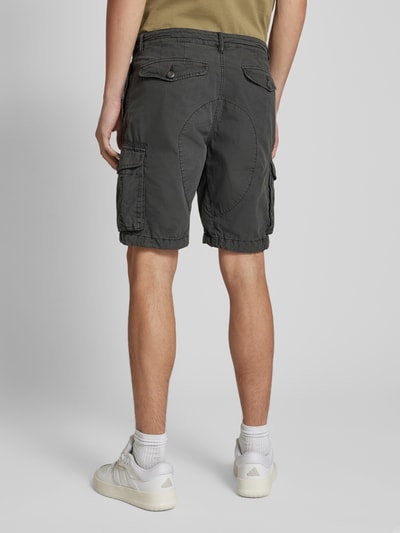 Superdry Regular fit korte cargobroek met riemlussen, model 'Parachute' Antraciet - 5