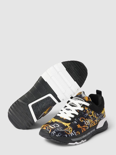 Versace Jeans Couture Sneaker mit Label-Details Modell 'FONDO' Black 3