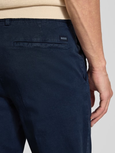 BOSS Slim Fit Chino mit Gesäßtaschen Modell 'Kaiton' Marine 3