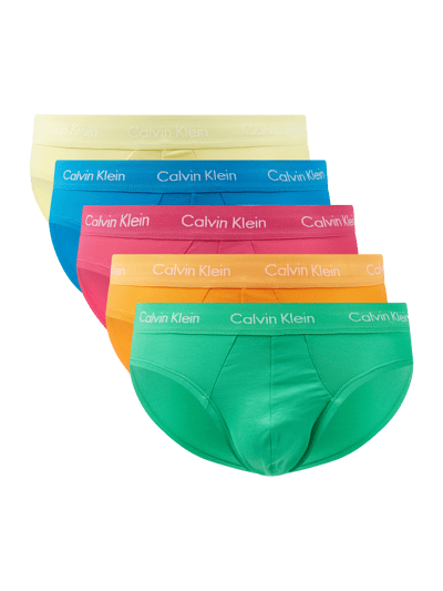 Calvin Klein Underwear Slip mit Stretch-Anteil im 5er-Pack Gelb 1