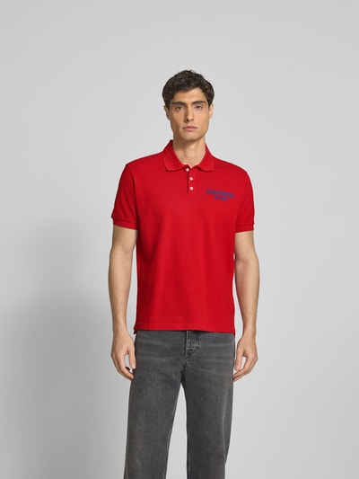 Dsquared2 Regular Fit Poloshirt aus Baumwolle Rot 4