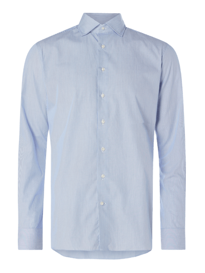 Eduard Dressler Slim Fit Business-Hemd mit Streifenmuster Blau 1