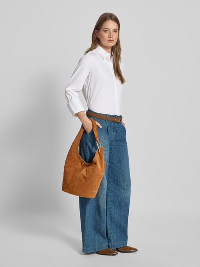 MICHAEL Michael Kors Torebka z zapięciem na magnes model ‘SONNY’ Camel 1