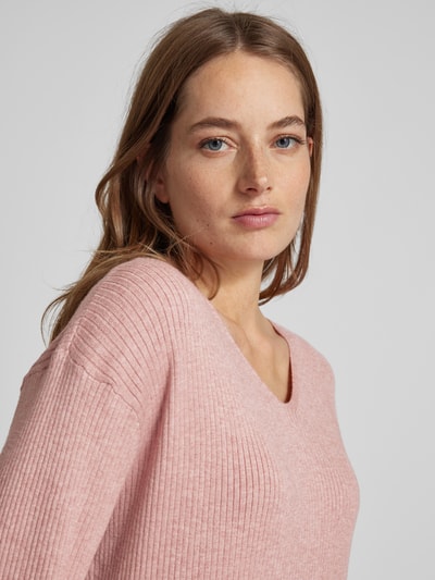 Betty Barclay Strickpullover mit V-Ausschnitt Rose 3