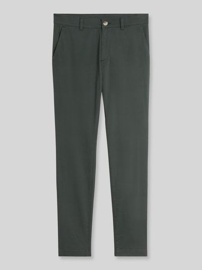 Tom Tailor Slim Fit Chino aus Baumwoll-Mix Modell 'TRAVIS' Oliv 2