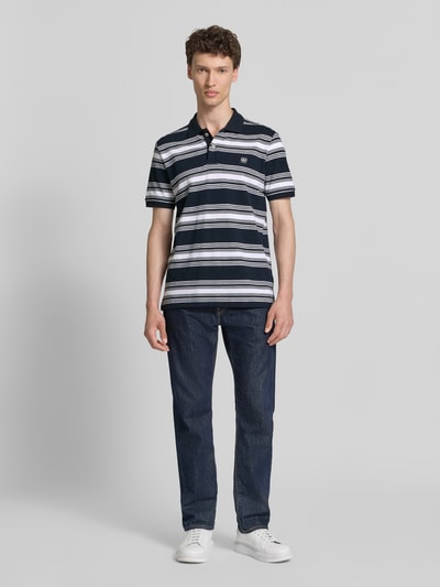LERROS Regular Fit Poloshirt mit Label-Patch Marine 1