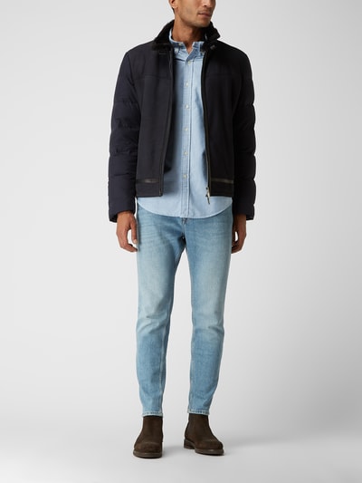 GimoS Daunenjacke mit Kontrastvorderseite Marineblau 1