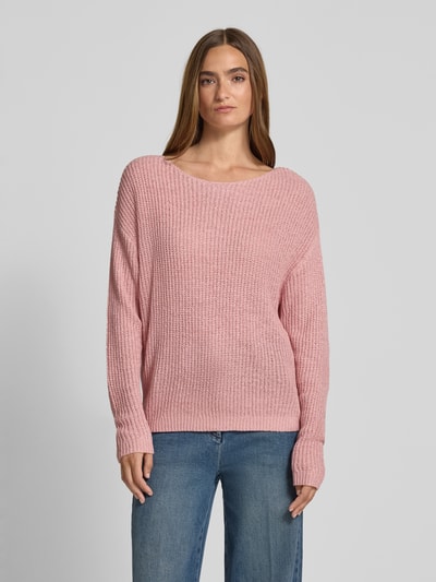 Christian Berg Woman Strickpullover mit überschnittenen Schultern Altrosa 4