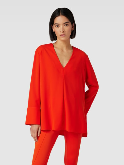 Calvin Klein Womenswear Blouseshirt met V-hals Rood - 4