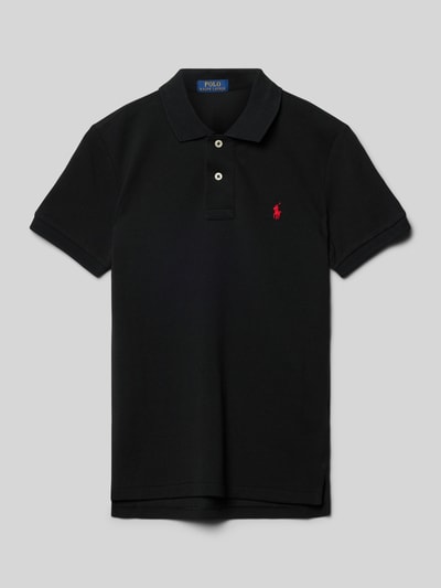 Polo Ralph Lauren Teens Koszulka polo z wyhaftowanym logo Czarny 1