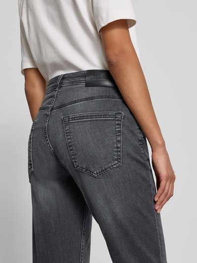 Marc O'Polo Mid Waist Boyfriend Jeans aus Baumwoll-Mix Modell 'THEDA' Anthrazit 3