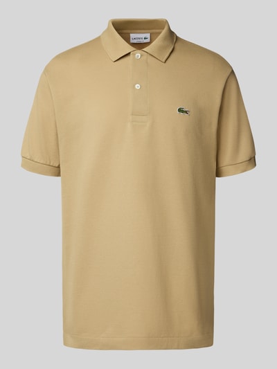 Lacoste Regular Fit Poloshirt aus reiner Baumwolle Beige 2